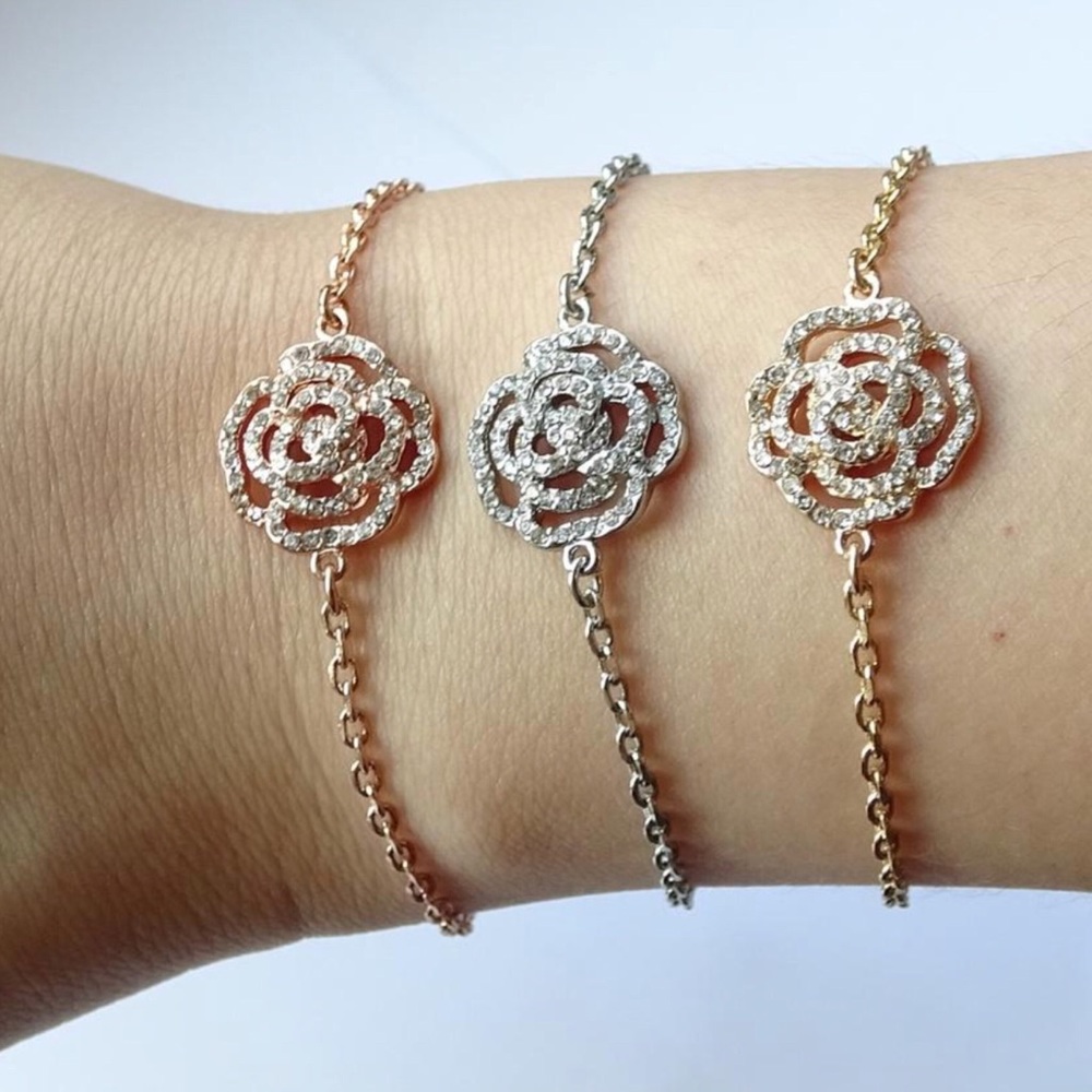 KATE SPADE • Crystal Rose Páve Bracelet - Picture 5 of 6